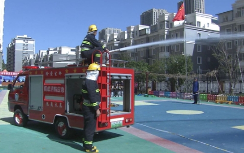 迎宾北路街道嘉城国际社区组织开展微型消防站